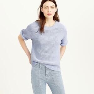 J. Crew Short Sleeve‎ Open Stitch Sweater.